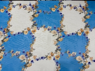 MUSSELINE DE SEDA PURA ESTAMPADA