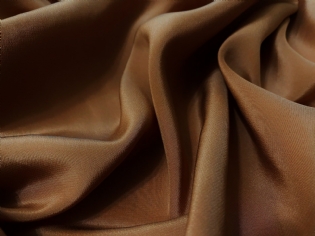CREPE DE CHINE DE SEDA PURA TERRACOTA III