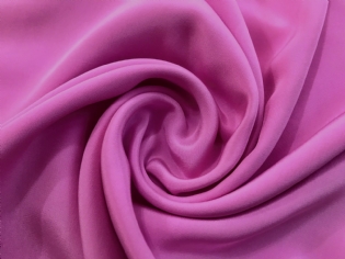 CREPE DE CHINE DE SEDA PURA ROSA PINK I