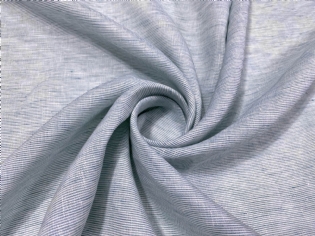 LINHO MISTO ESTAMPADO LISTADO BRANCO & AZUL