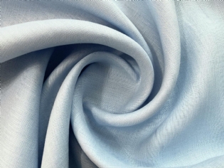 CAMBRAIA DE LINHO PURO AZUL BEBÊ II